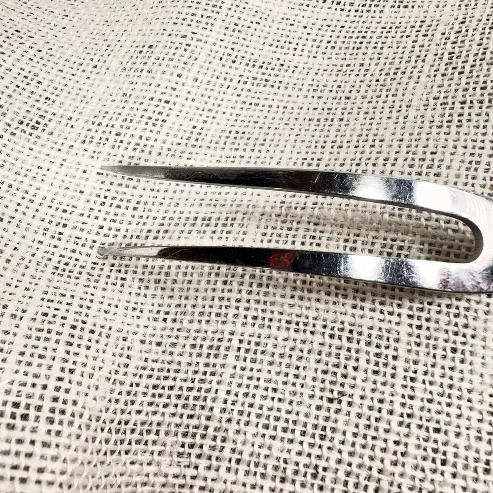 Cutco No 1027 Carving Fork Brown Handle Made‎ in USA Kitchen Utensil